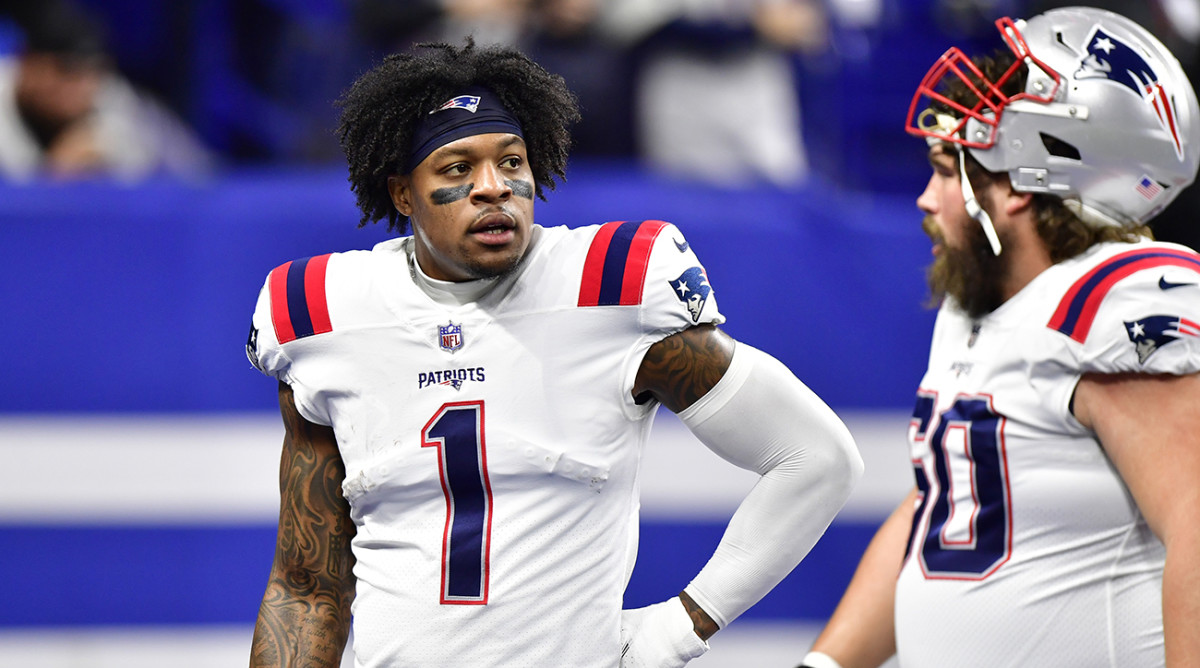 N’Keal Harry with the Patriots.